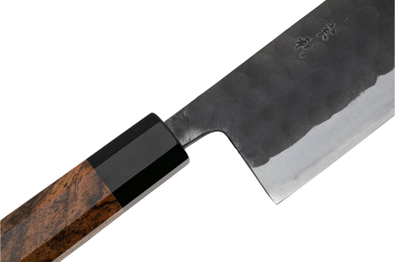 Munetoshi Black Hammer-Tone Nakiri, groentemes 16.5 cm