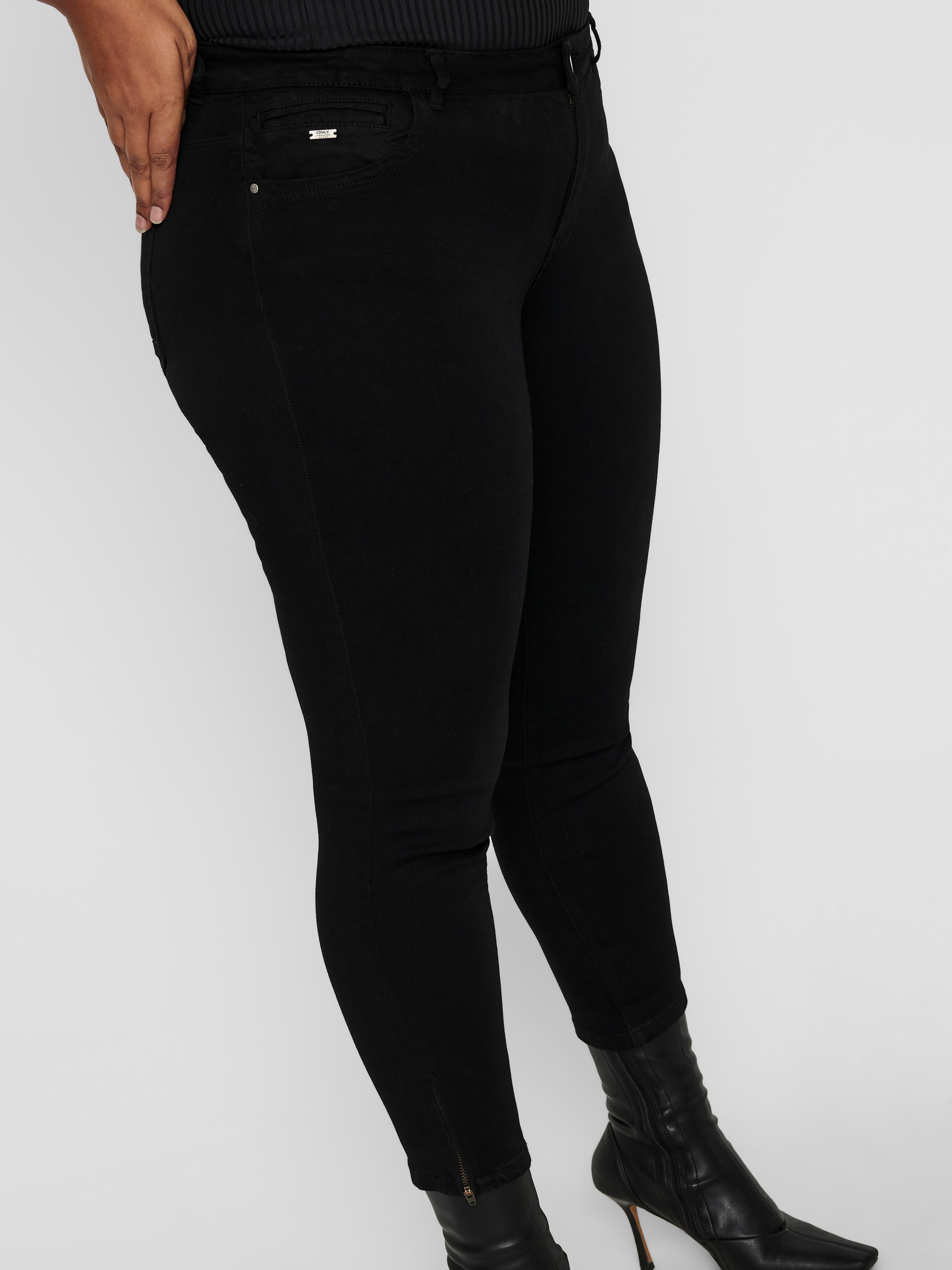 CARKARLA Mittlere Taille Skinny Fit Jeans Black