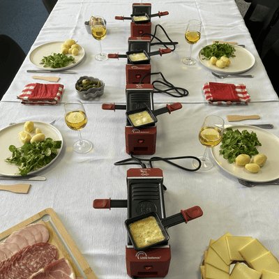 LITTLE BALANCE Raclette Multifonction Raclette 2 personnes piment connectable