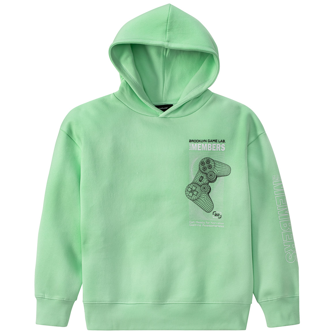 Beatwear Jungen Hoodie mit Print hellgrün