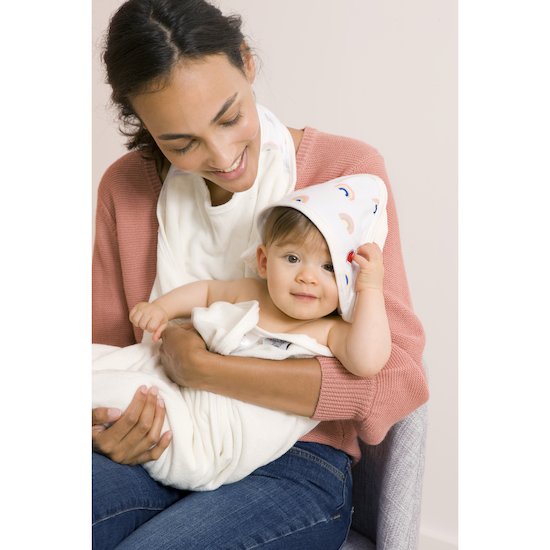 Serviette Papillon   Rainbow        de               Babytolove