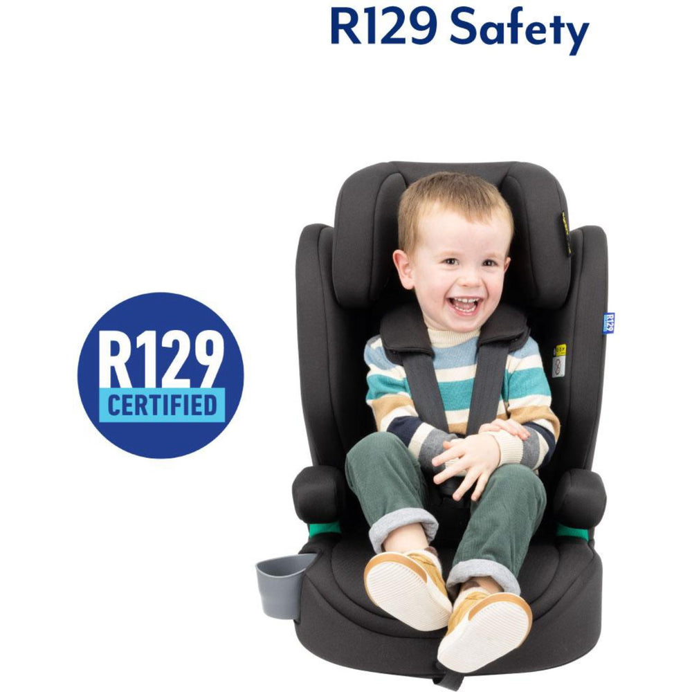 Køb Graco Eldura R129 Autostol Midnight 76-150 Cm