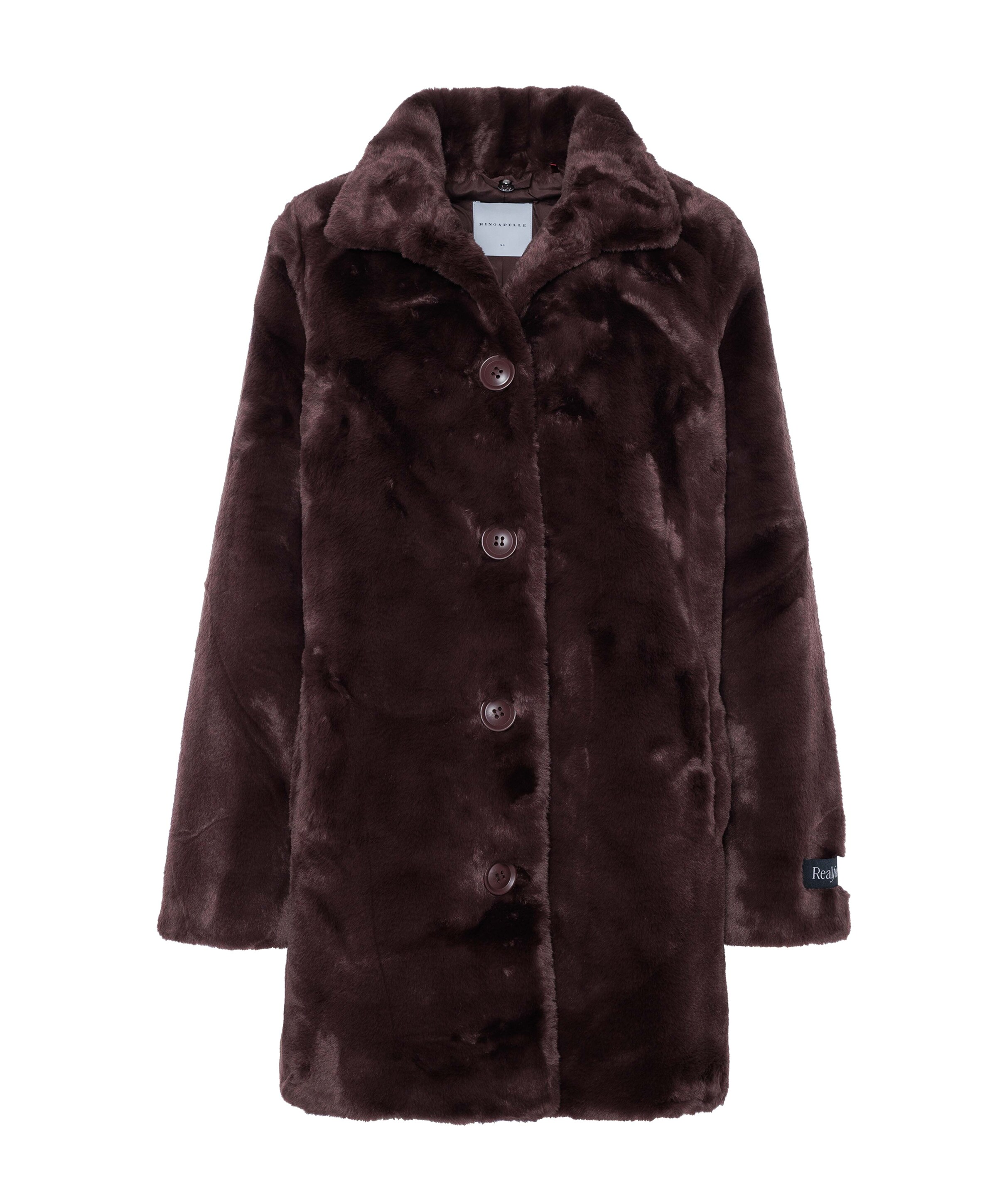 Rino & pelle Dames jas bruin