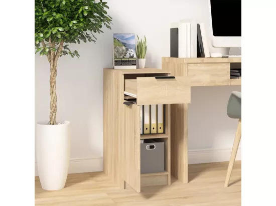 Armoire de bureau Chêne sonoma 33,5x50x75 Bois d'ingénierie