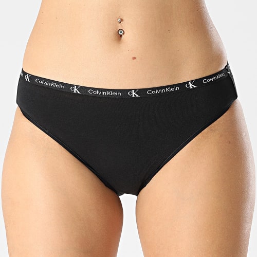 Lot De 2 Culottes Femme QD3991E Noir Jaune