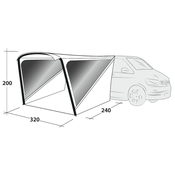 Outwell - Touring Shelter Air - Auvent camping-car
