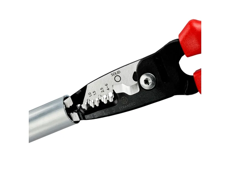 Knipex 13 72 200 ME, 296 g, Sort, Blå, Rød, Rustfrit stål