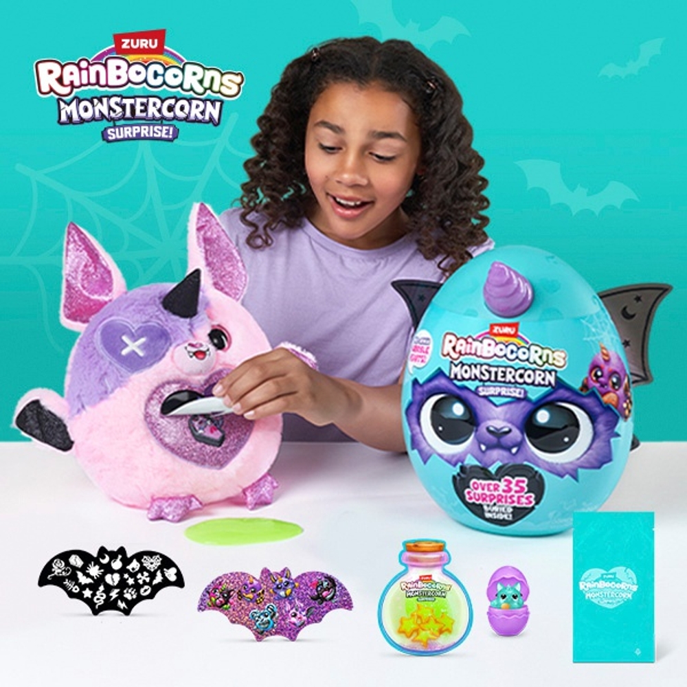 Rainbocorns Monstercorn Überraschungsei - Fanga-Ama die Vampirkatze von Zuru
