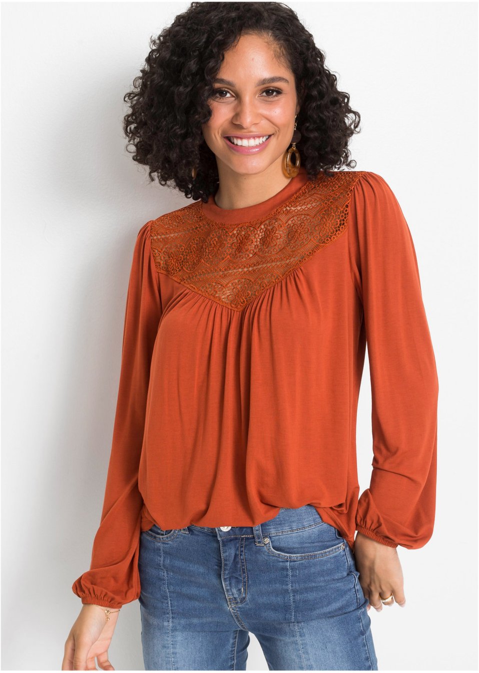 Blouse à dentelle