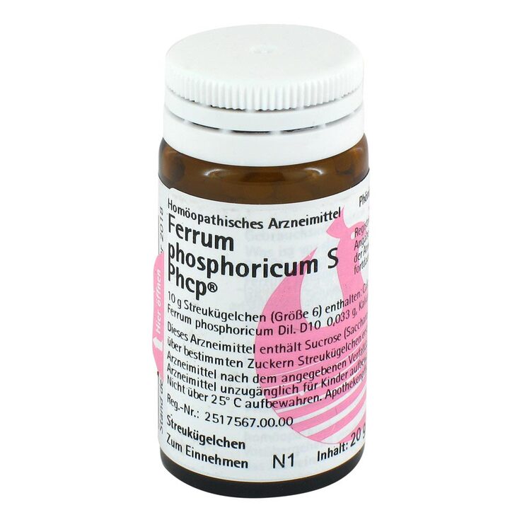 Ferrum phosphoricum S Phcp Globuli, 20 g