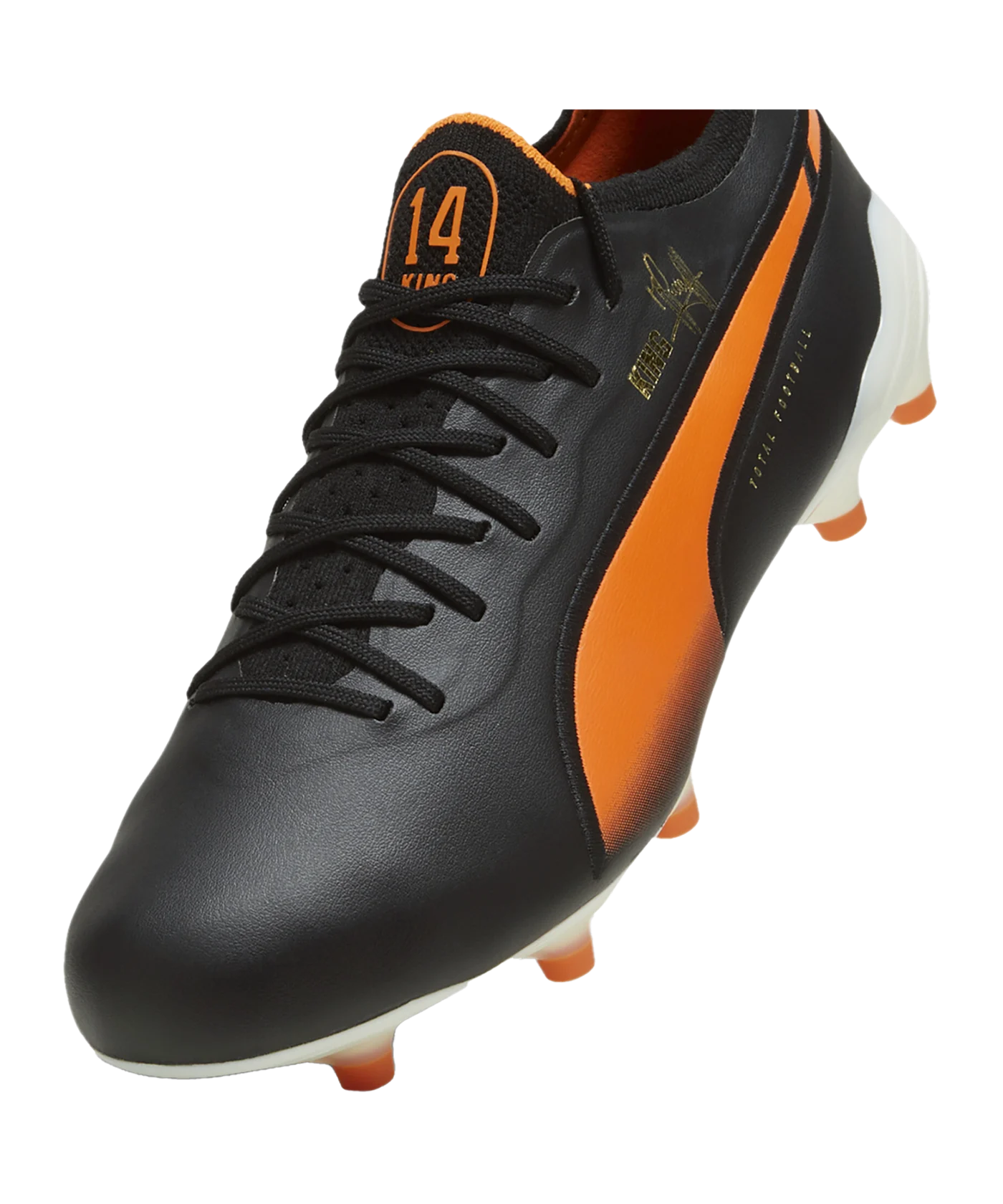 PUMA KING Ultimate Cruyff FG/AG Schwarz Weiss F01