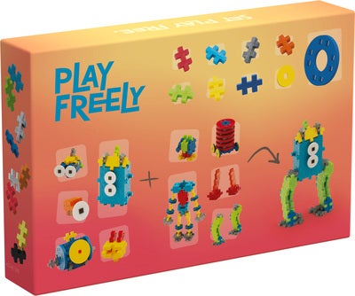Plus-Plus Learn to Build Robots Byggesett 250 Deler