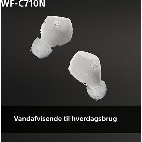 Sony WF-C710N trådløse in-ear høretelefoner - hvid