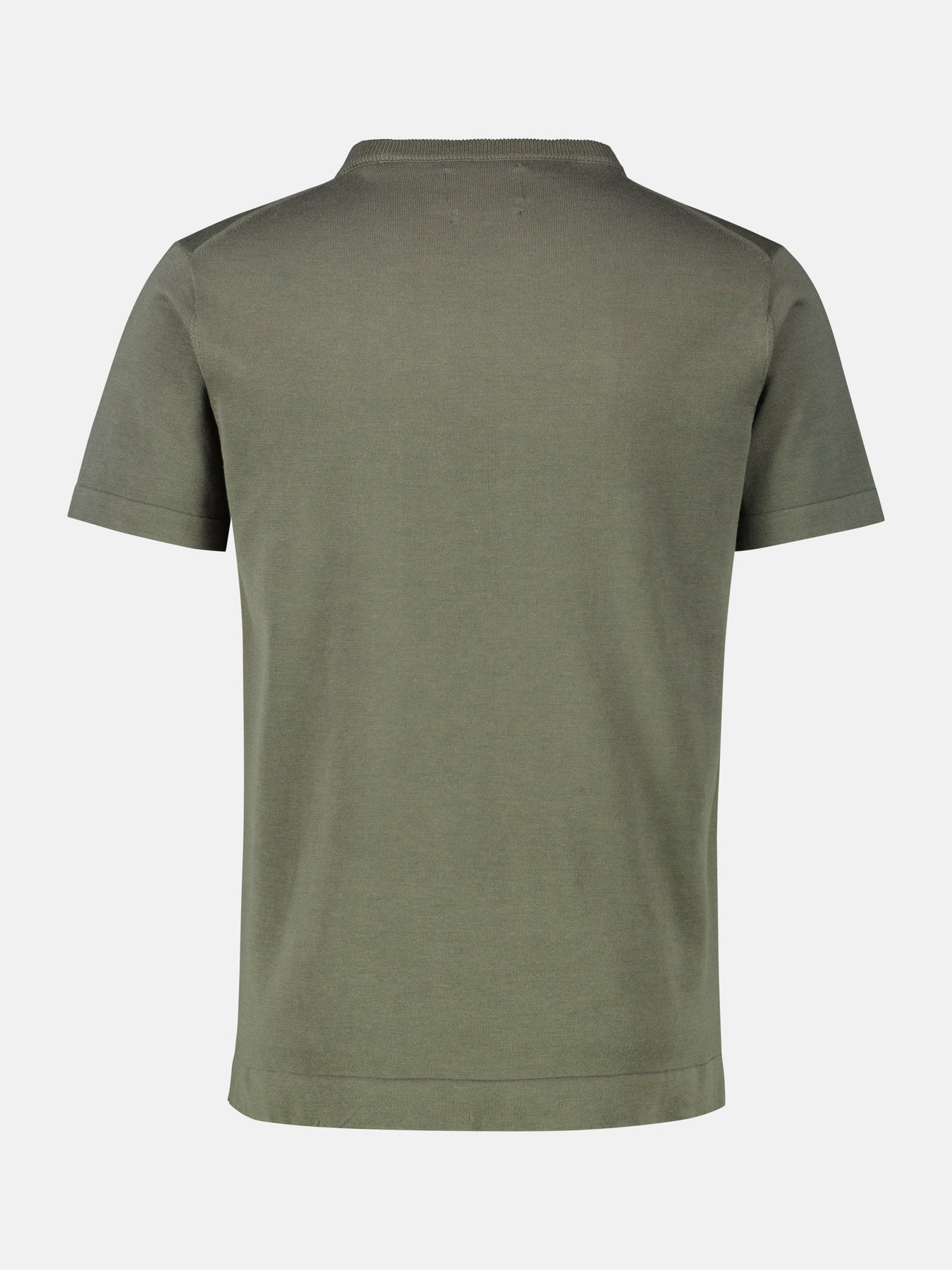 Strick-T-Shirt mit Brusttasche