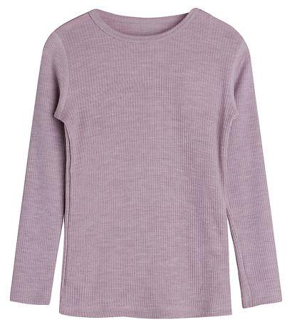 Hust and Claire Bluse - Adie - Rib - Wolle - Dusty Rose