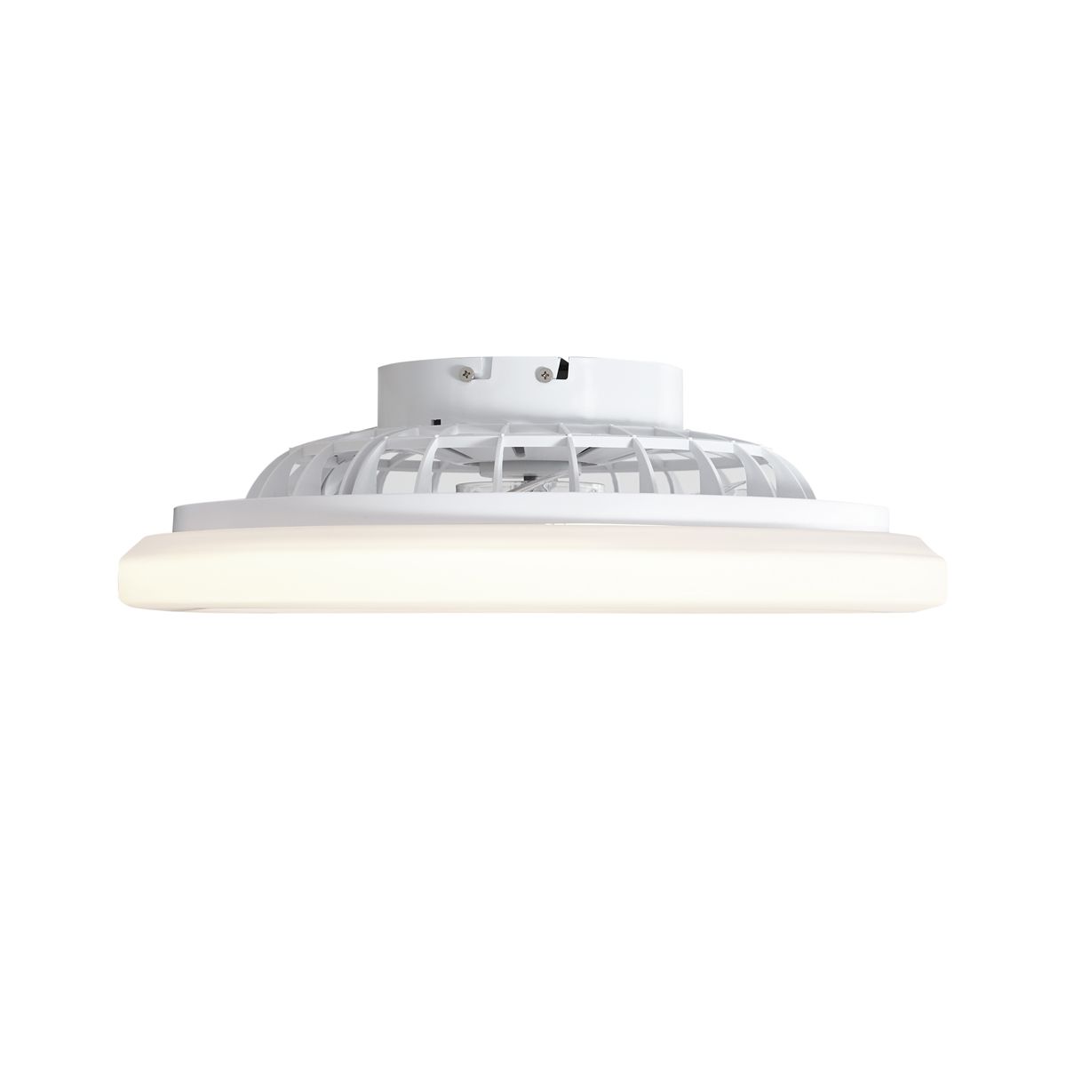 Plafondventilator wit 48.5cm incl. LED dimbaar RGB met afstandsbediening - Clemo