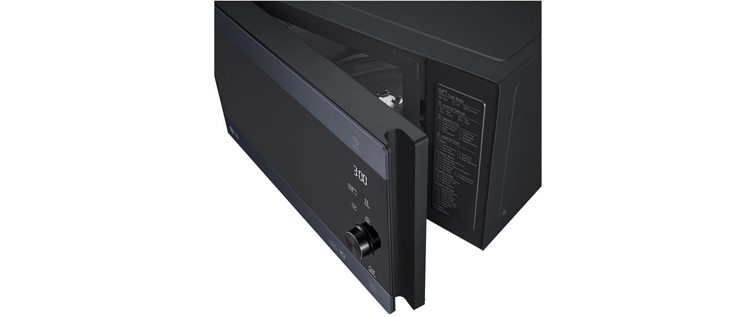 Mikrowelle mit Grill MH6565CPB Schwarz<br>Mikrowellengerät mit intelligenter Inverter-Technologie