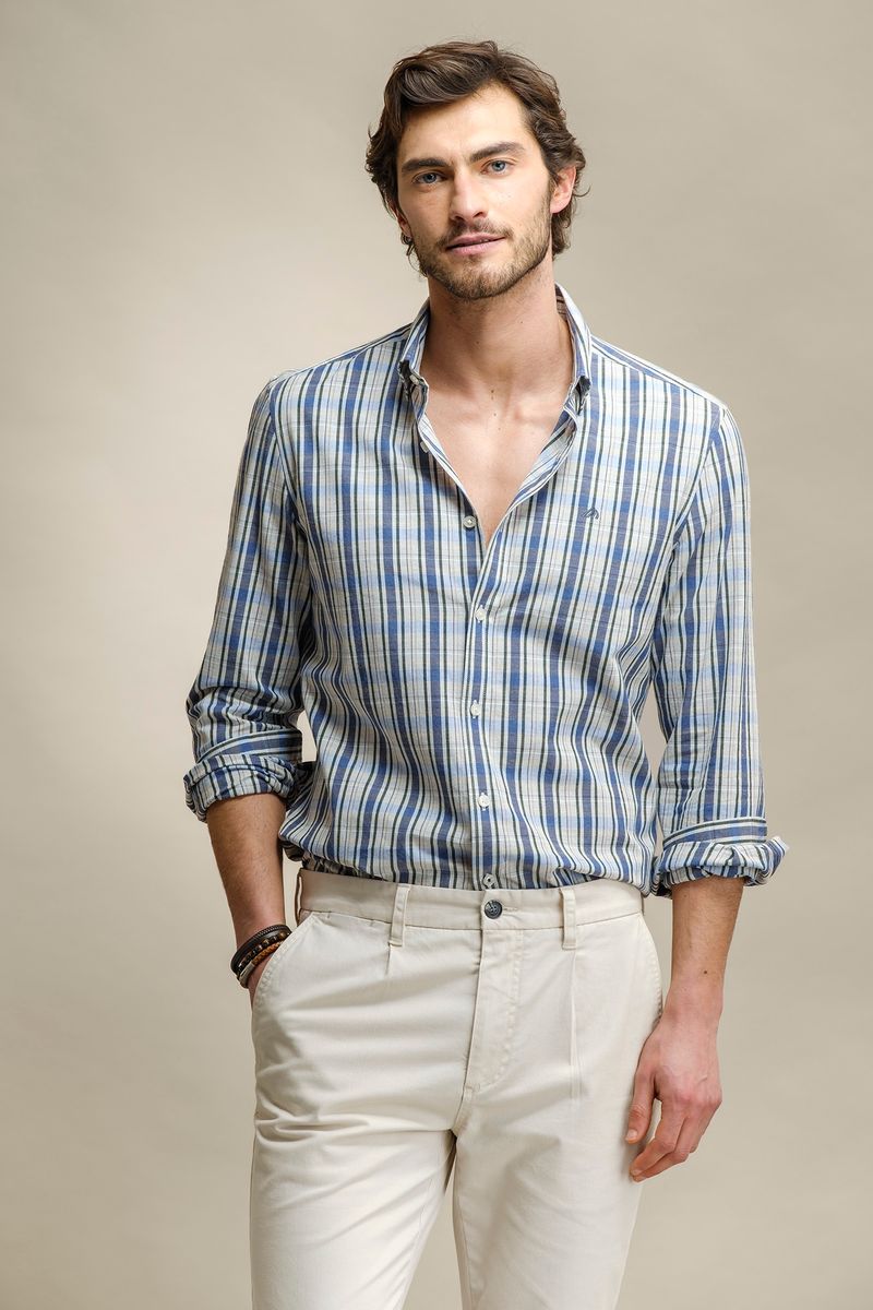 CAMISA AOS QUADRADOS REGULAR FIT