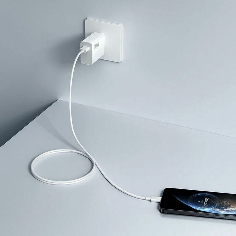 Xiaomi - 90W Reislader - Wit - USB-C Kabel