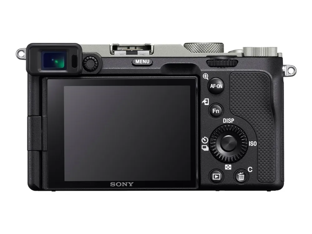 Sony a7C ILCE-7CL - Digitalkamera - spejlløst - 24.2 MP - Full Frame - 4K / 30 fps - 2.1x optisk zoom 28 - 60 mm objektiv - Wireless LAN, NFC, Bluetooth - sølv