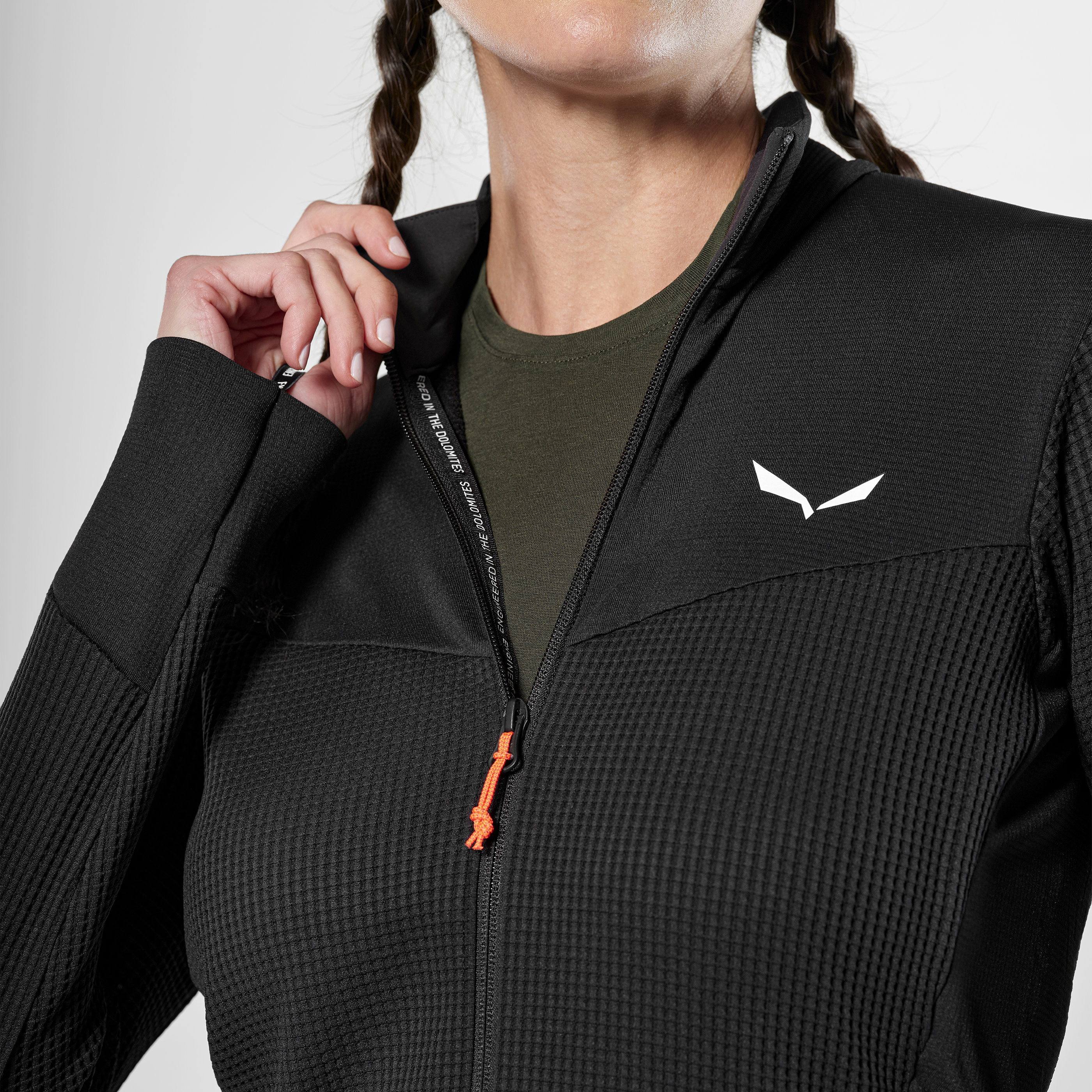 Puez Waffle Hybrid Polarlite Jacke Damen