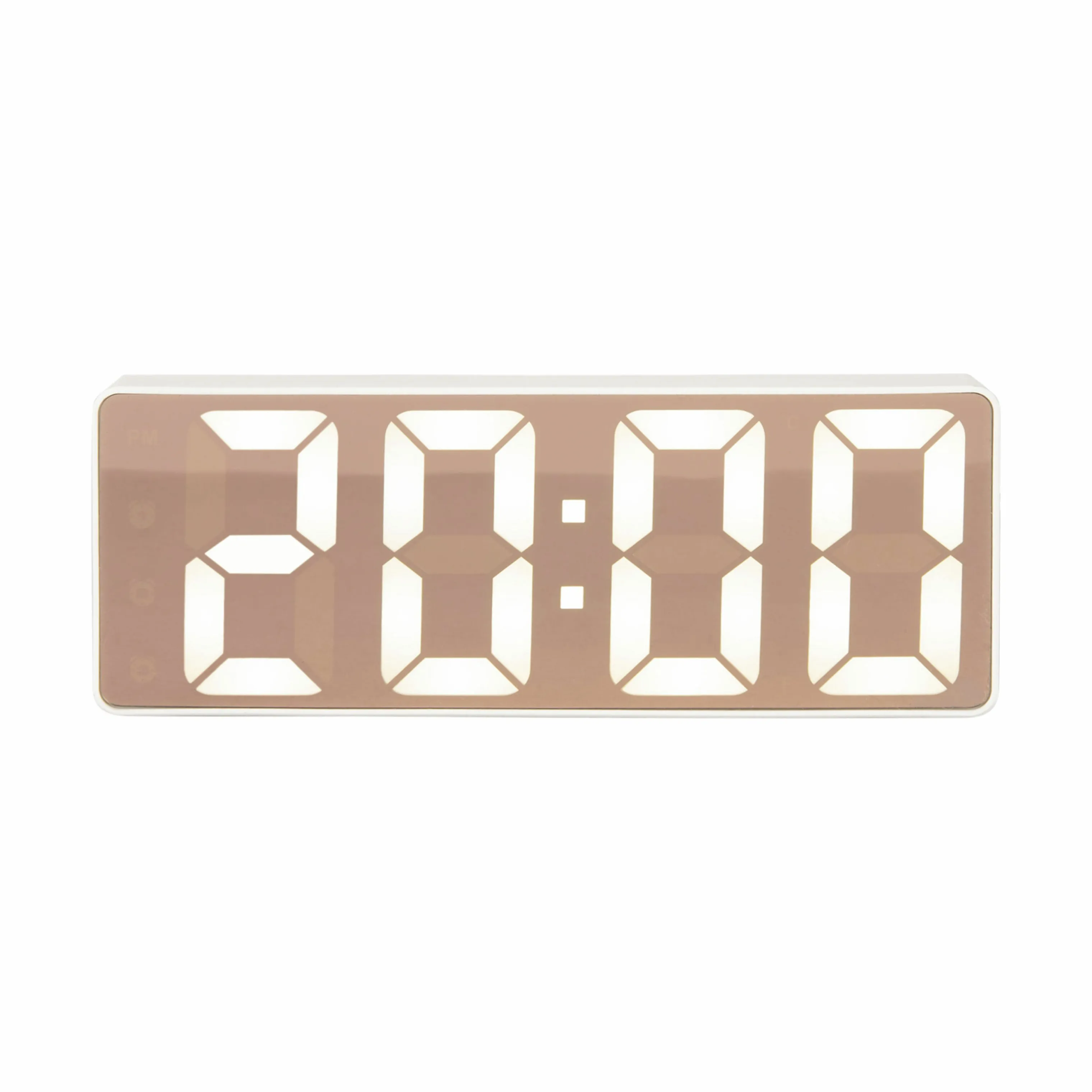 Karlsson Copper Mirror LED Vækkeur