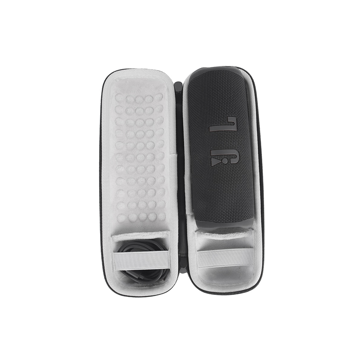 Beskyttende hardt deksel for JBL Flip 6 Bluetooth-høyttaler Grå