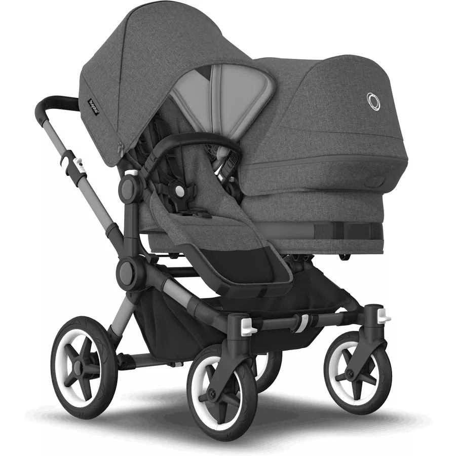 bugaboo Geschwisterwagen Donkey 5 Duo Complete GraphiteGrey Melange