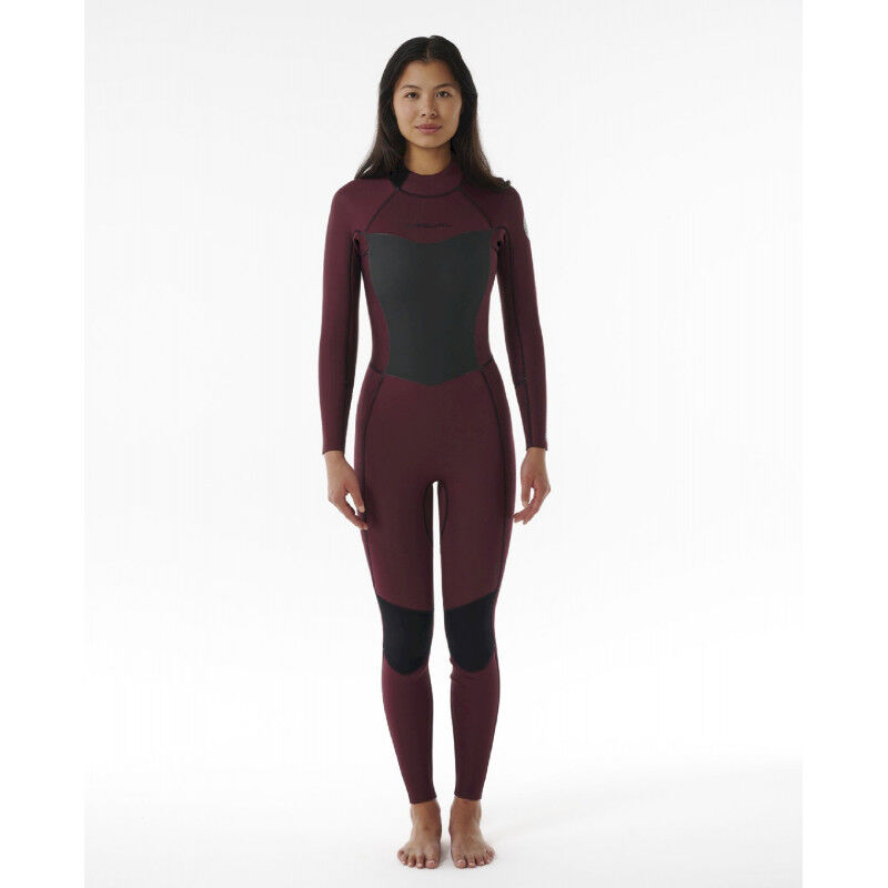 Women Dawn Patrol 4/3 Back Zip Sublimed Wetsuit - Combinaison de surf femme