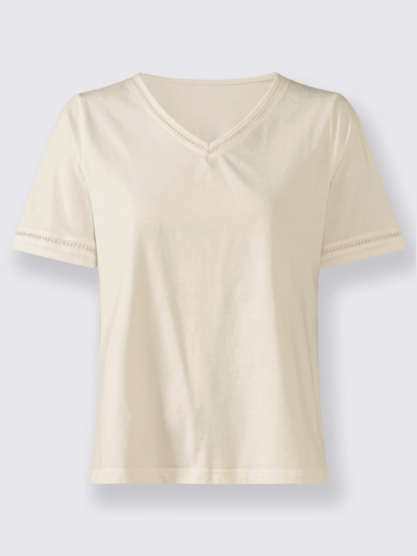 T-shirt avec dentelle