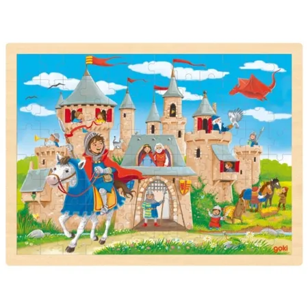 goki Einlegepuzzle Ritterburg
