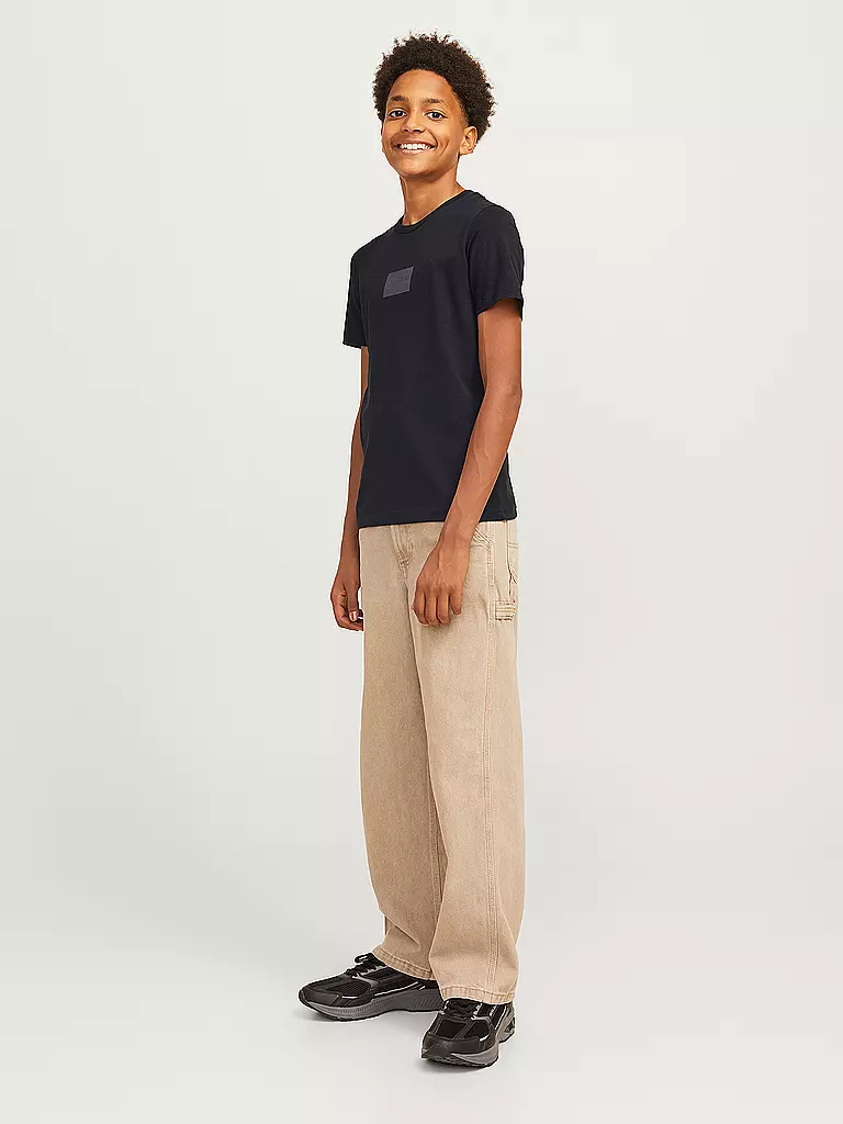 JACK & JONES Jungen T-Shirt JJHAKKAI schwarz