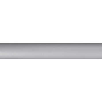 Kwartrond profiel kunststof RVS look zelfklevend 14x14mm 260cm