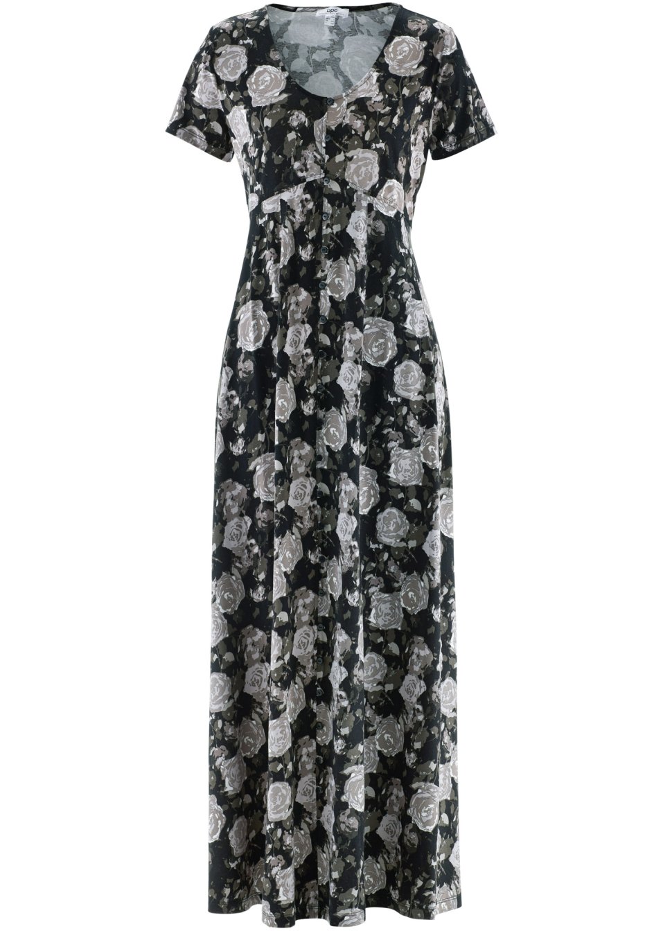 Robe longue manches courtes