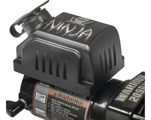 Warrior NINJA 2000LB A / 907 kg 12V elektrische lier met synthetisch touw