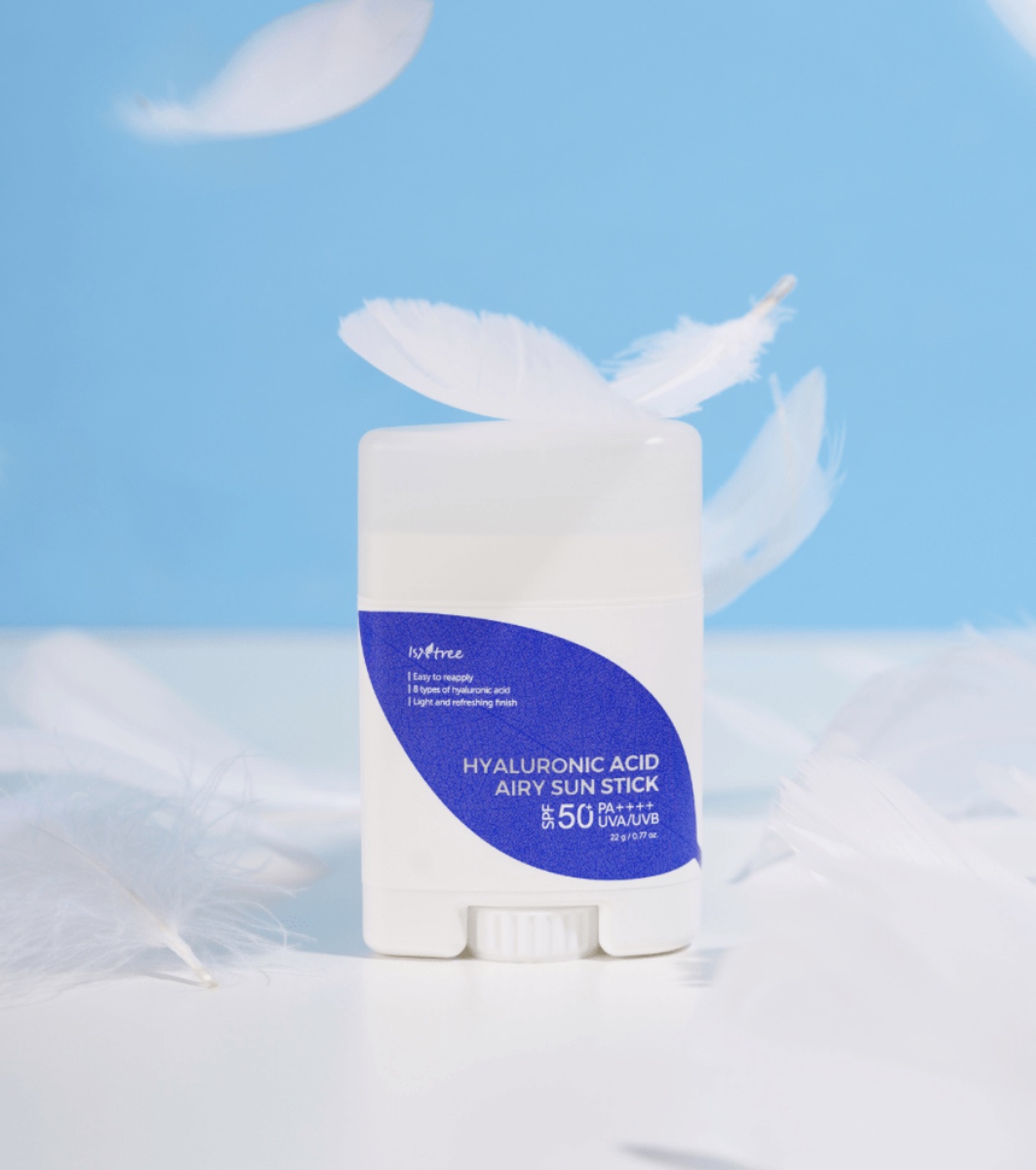 ISNtree - *Hyaluronic Acid* - Protetor solar em bastão Airy Sun FPS50+ PA++++