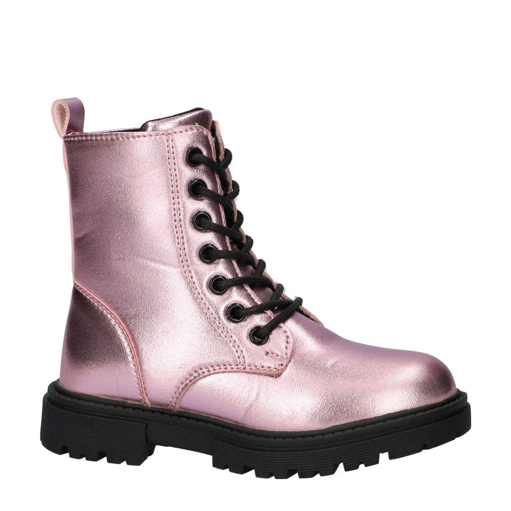 Nelson Kids veterboots roze metallic
