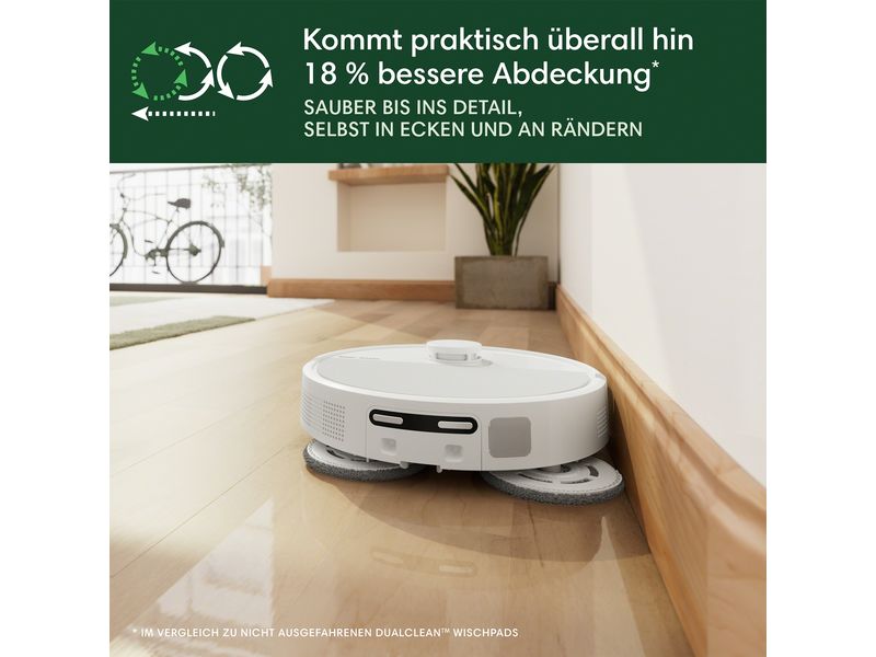 iRobot Saug- und Wischroboter Roomba Plus 505 Combo   AutoW Der Saugwischroboter mit ausfahrbaren Wischpads für eine verbesserte Kantenreinigung