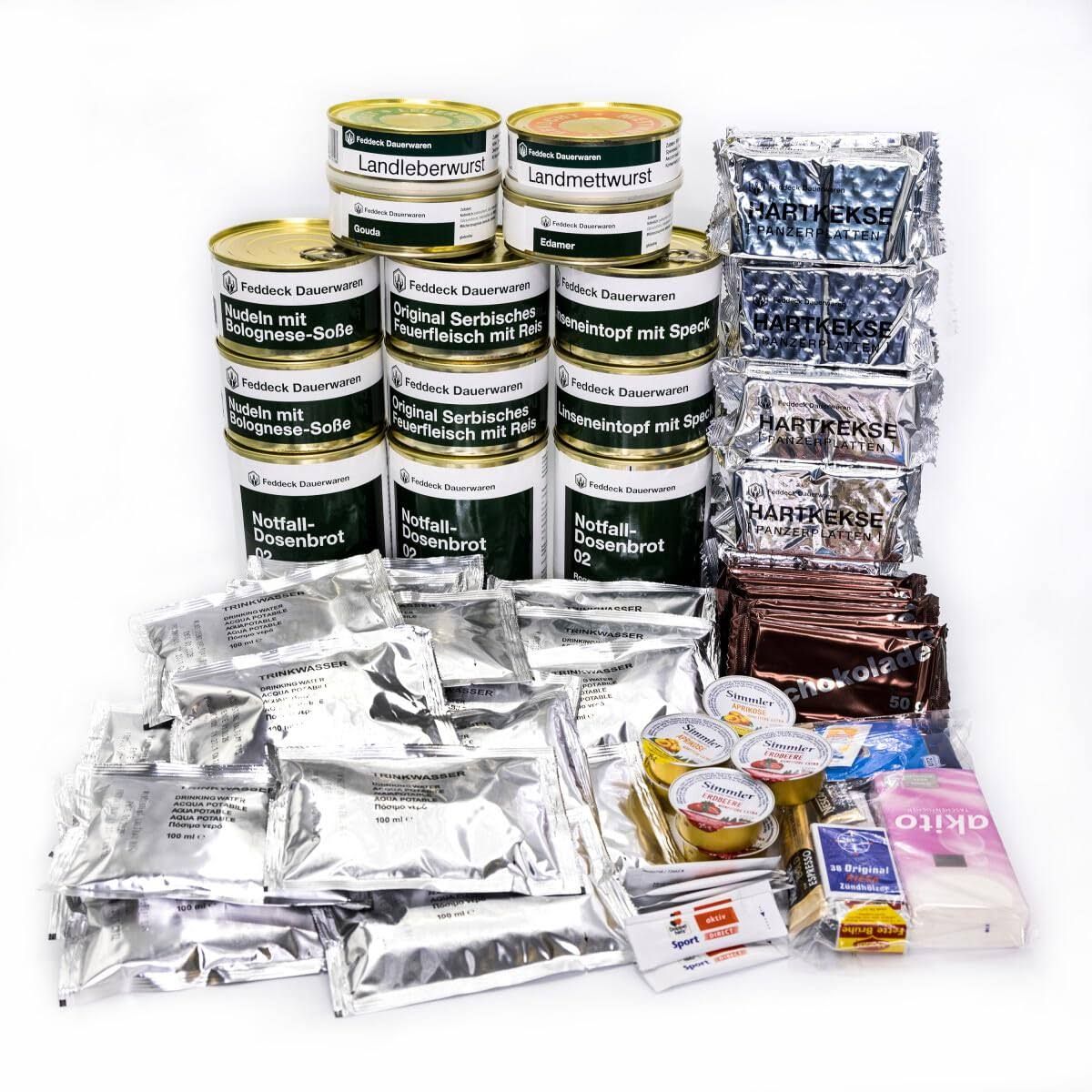 Notfallpaket 10T – Fleisch 10-Tage Langzeit-Notration mit Fertiggerich