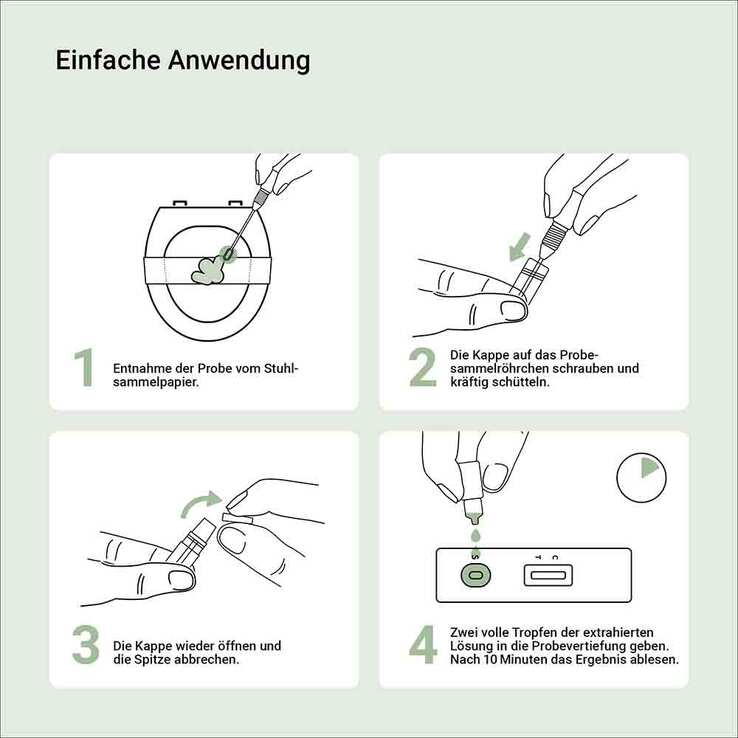Aspilos Selbsttest Magengesundheit H.pylori Stuhl, 1 St