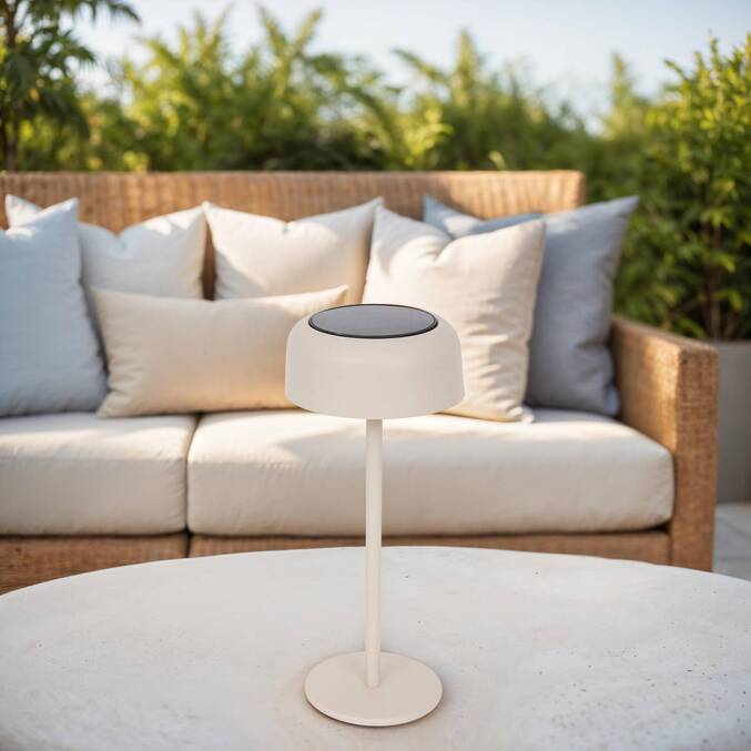 Lampe solaire BOLTY Argile