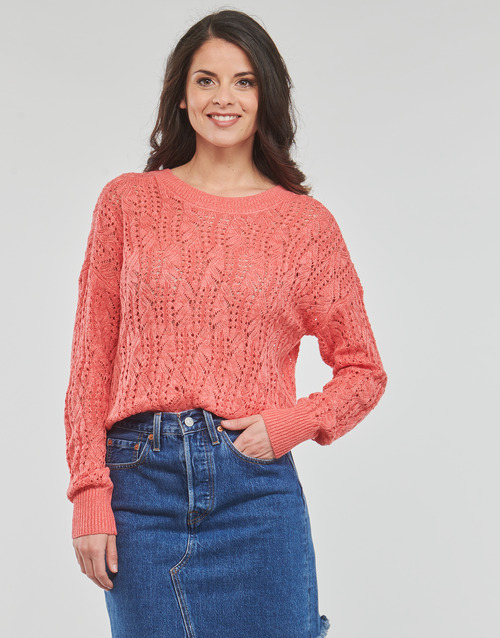 Vero Moda - VMVERENA LS OPEN BOW BACK PULLOVER BOO - Corail