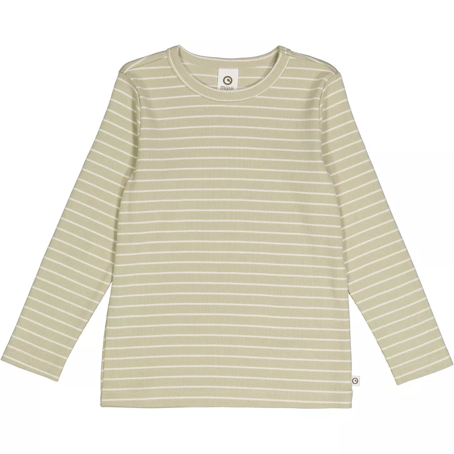 Müsli Langarmshirt Desertgreencream