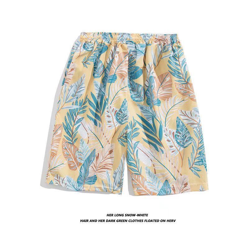 jaywoon - Leaf Print Shorts