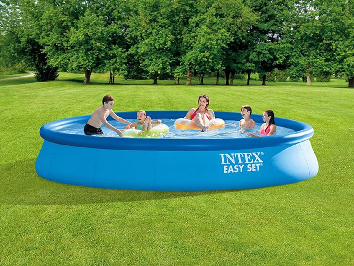 Intex Easy Set Ø457 x 84 cm zwembad met pomp