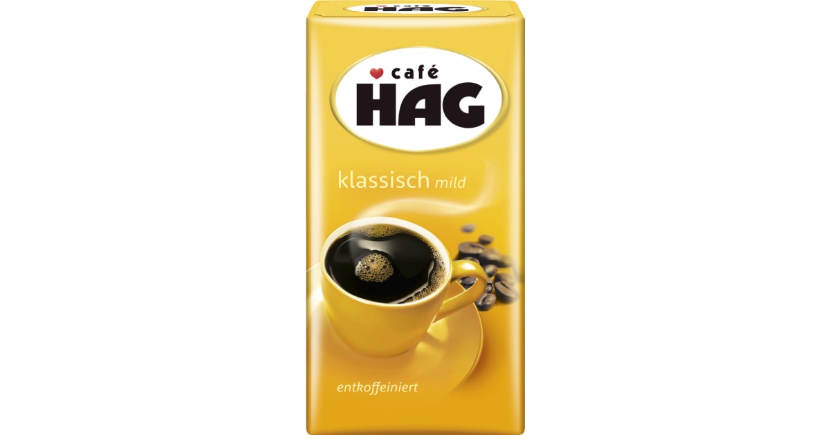 CAFE HAG Kaffee gemahlen entkoffeiniert mild