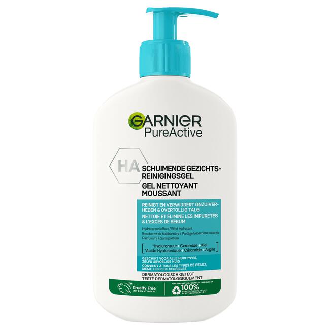 Garnier PureActive Hydraterende Gezichtsreiniger 250 ML