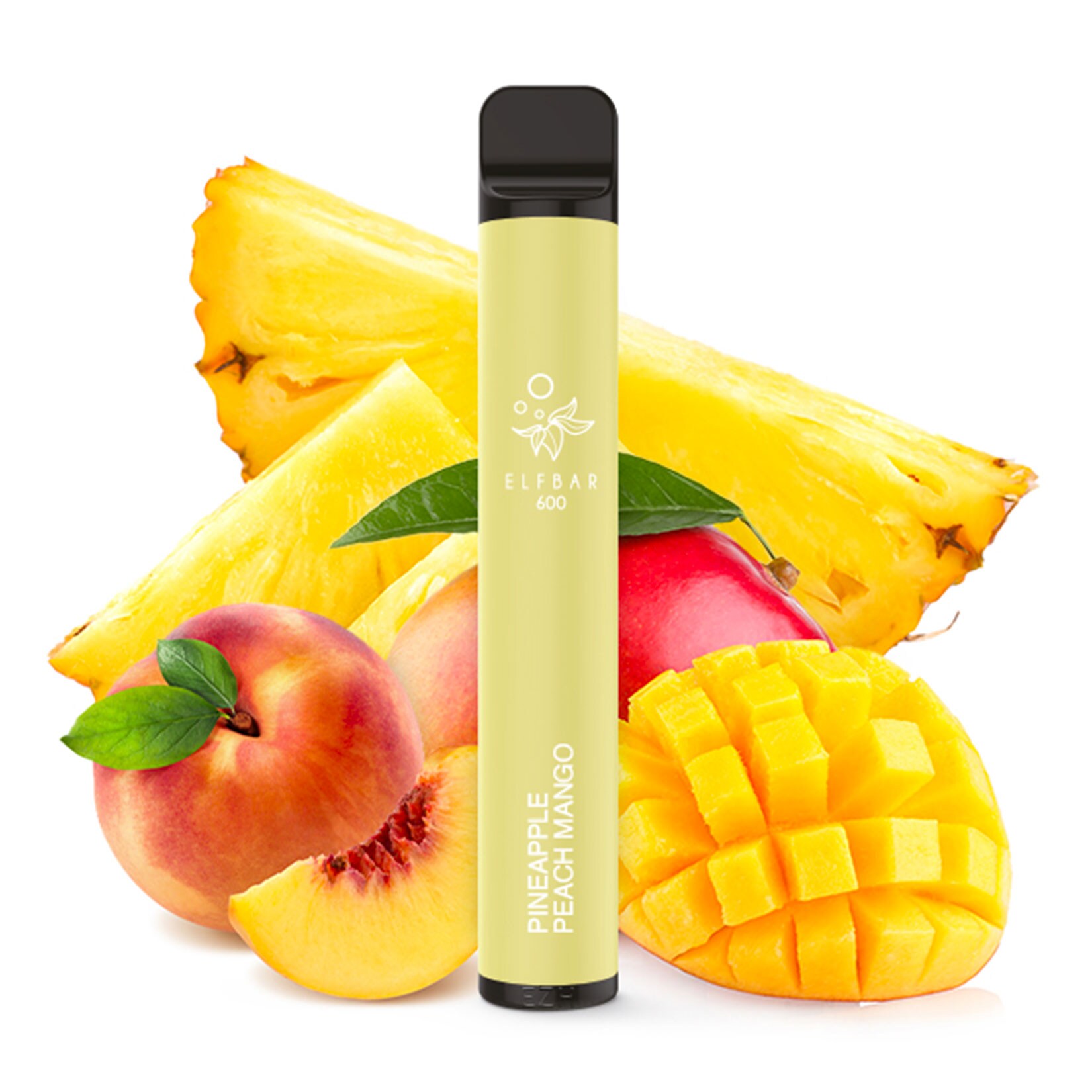 Elf Bar 600 Einweg E-Zigarette Pineapple Peach Mango, 2 ml, 2.0% Nikotin