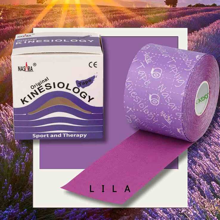 Kinesiologie Tape 5 cm x 5 m lila, 1 St