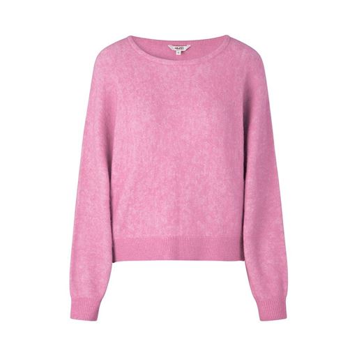 mbyM Tazmo Striktrøje, Fuchsia Pink Melange, M/L